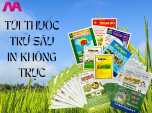 Túi thuốc trừ sâu in không trục đồng