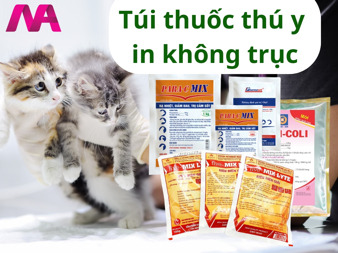 Bao bì thuốc thú y in không trục