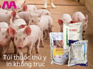 Túi thuốc thú y in không trục